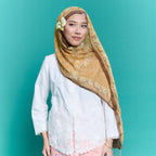 Batik Shawl with Fringe 2