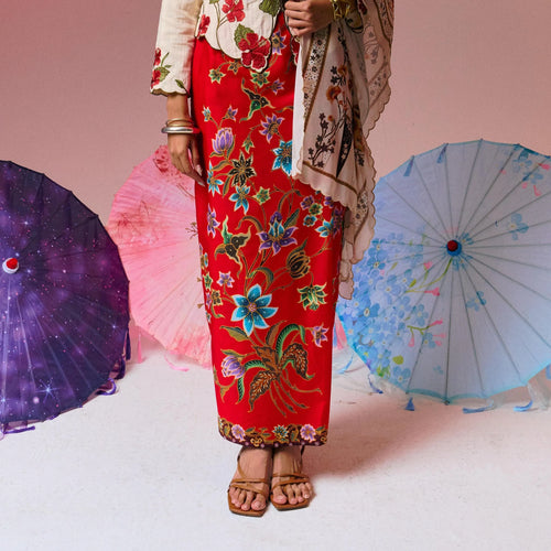 RIMBUNKL  Skirt Batik Senja ( skirt Only)