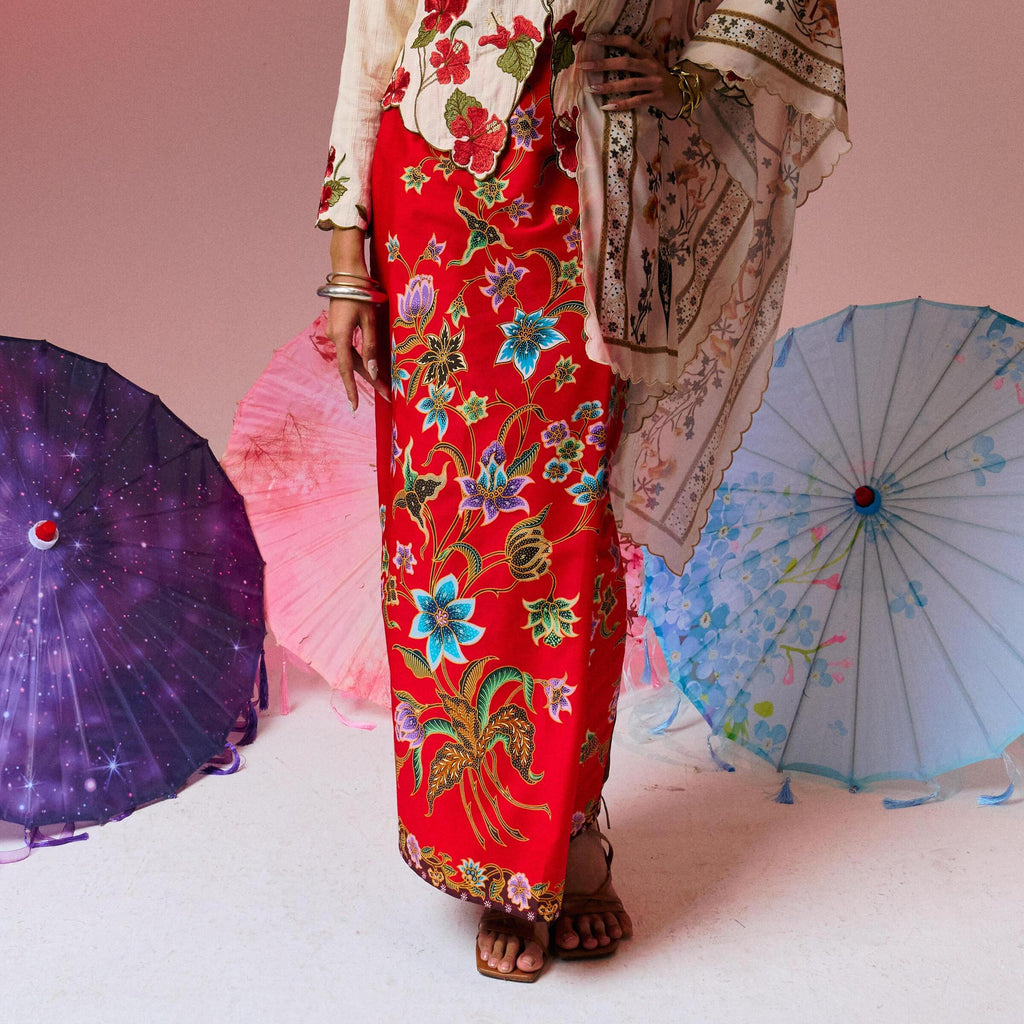 RIMBUNKL  Skirt Batik Senja ( skirt Only)