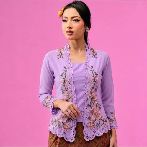 Kebaya Top Nori Corak - Top Only